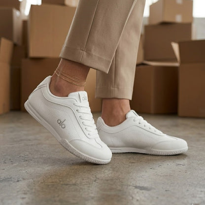 Basket blanche Alo, Elégance et Confort