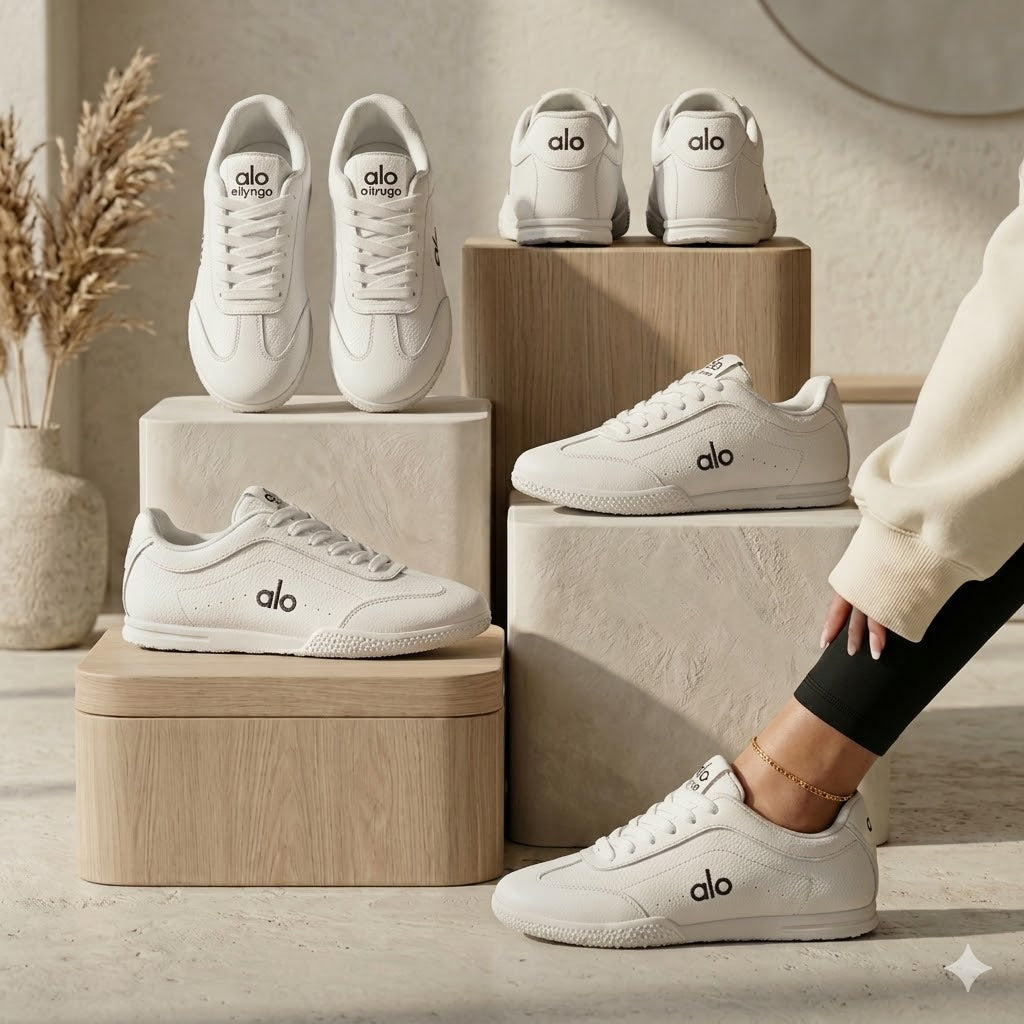 Basket blanche Alo, Elégance et Confort