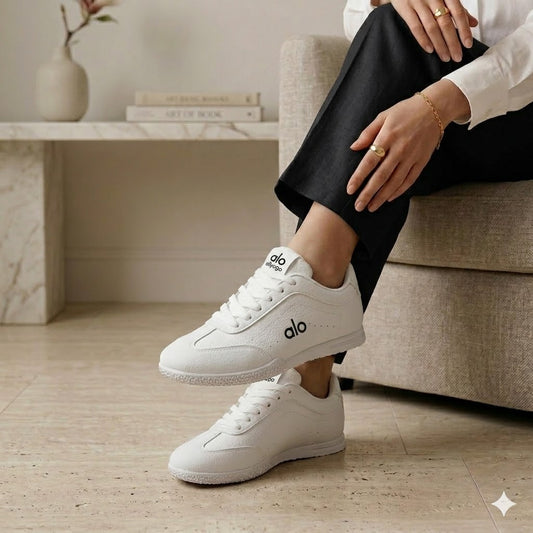 Basket blanche Alo, Elégance et Confort